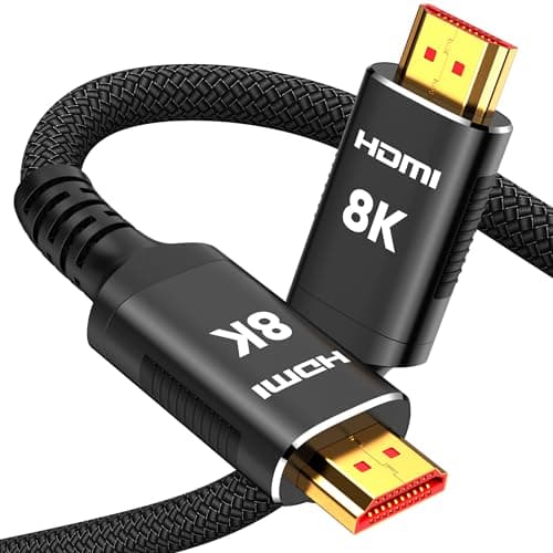 Snowkids Long HDMI Cable 35 ft, 8K 48Gbps Ultra High-Speed HDMI 2.1 Cables Cord, 10K 8K@60Hz, 4K@120Hz Compatible for TV/Laptop/Monitor/PS-5/X-box/Projector/Entertainment, Sound System & More - Image 1