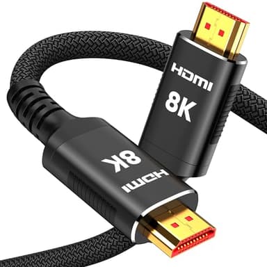 Snowkids Long HDMI Cable 35 ft, 8K 48Gbps Ultra High-Speed HDMI 2.1 Cables Cord, 10K 8K@60Hz, 4K@120Hz Compatible for TV/Laptop/Monitor/PS-5/X-box/Projector/Entertainment, Sound System & More - Image 1