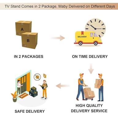 Farmhouse TV Stand for 80 Inch TVs, 37.4" Tall Entertainment Center w/Storage Cabinets and Sliding Barn Door, Media Console Cabinet w/Soundbar & Adjustable Shelves for Living Room, 70 inch (White) - Image 6