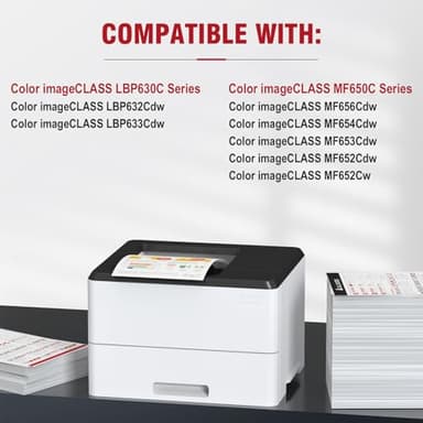 067H High Yield Toner Cartridge Compatible Replacement for Canon 067H 067 High Capacity Works for Canon Color imageCLASS MF650C LBP630C Series MF656Cdw MF653Cdw MF654Cdw LBP632Cdw Printer 4-Pack - Image 2