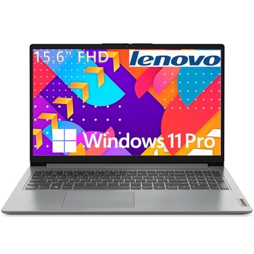 Lenovo 15.6" FHD Laptop Computers for Business and Student, Intel Processor, 16GB DDR4 RAM, 512GB PCIe SSD, WiFi 6, Bluetooth 5.2, Type-C, HDMI, Webcam, Cloud Grey, Windows 11 Pro - Image 1
