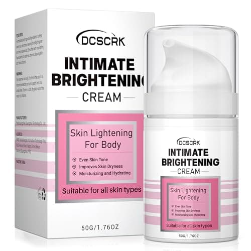 Skin Lightening Cream for Intimate Area Dark Spot Remover Skin Whitening Cream for Sensitive Part Underarms, Inner Thighs, Bikini Line, Knees and Elbows Bleaching Body Cream (1.76 Fl Oz) - Image 1