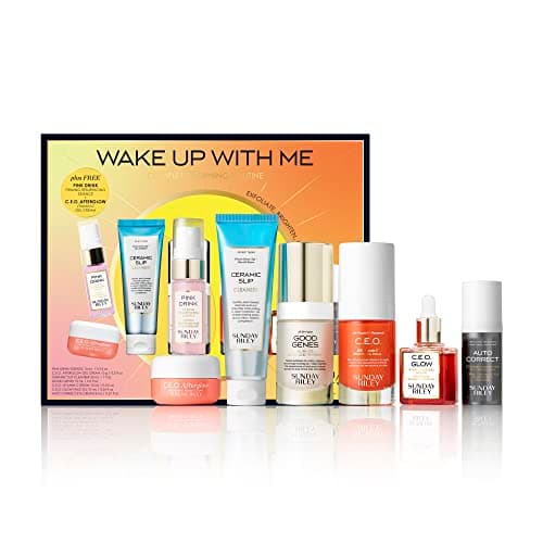 Sunday Riley Wake Up With Me Complete Brightening Morning Skincare Set - Image 1