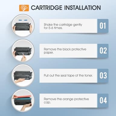 89A Black Toner Cartridge 2 Pack Compatible Replacement for HP 89A CF289A 89X CF289X (with Chip) for Enterprise M507 M507n M507dn M507x MFP M528dn M528f M528c M528z M528 Series Printer - Image 4