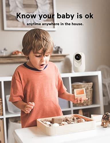 Momcozy Video Baby Monitor, 1080P 5" HD Baby Monitor with Camera & Wall Mount, Infrared Night Vision, 5000mAh Battery, 2-Way Audio, Temperature Sensor, Lullabies, 960ft Range, Ideal for New Moms, BM01 - Image 9