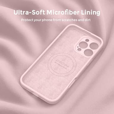 Ktele Magnetic for iPhone 16 Pro Case [Compatible with Magsafe] [Premium Silicone Satin-Smooth Touch] Slim Shockproof Anti-Scratch Microfiber Lining Case, 6.3 inch, Chalk Pink - Image 8