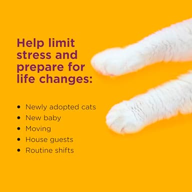 Comfort Zone 60 Day Starter Kit: 1 Cat Calming Diffuser & 2 Refills; Cat Pheromones Help Anxiety; Reduce Stress, Urine Marking, Scratching - Image 3