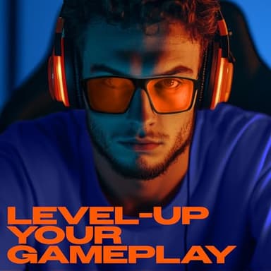 Titan Gaming Glasses, Anti Blue Light Glasses Men, UV400 Protection Blue Light Blocking Glasses for Computer Eye Strain - Image 7