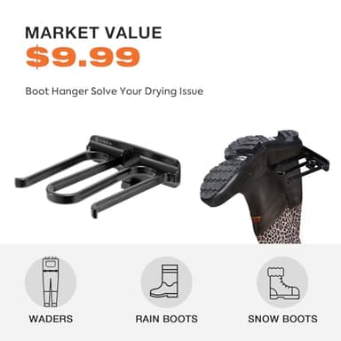 FISHINGSIR Fishing Waders for Men with Boots Womens Chest Waders 2-Ply Nylon/PVC Waterproof for Hunting with Boot Hanger - Image 6