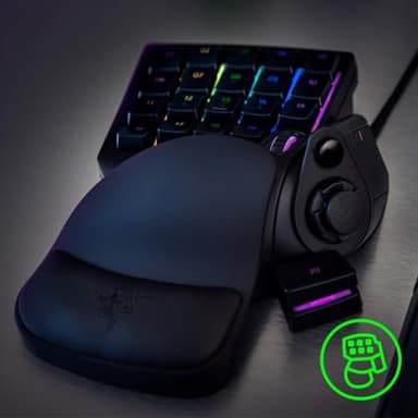 Razer Tartarus V2 Gaming Keypad: Mecha Membrane Key Switches - One Handed Keyboard - 32 Programmable Keys - Customizable Chroma RGB Lighting - Programmable Macros - Snap Tap - Black (Renewed) - Image 2