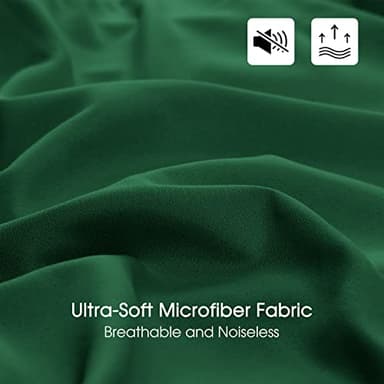 Beyond Twin Comforter - Reversible, All-Season, Forest Green/Ivory, 1 Comforter & 1 Pillow Sham - Image 5