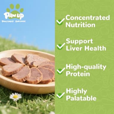 PAWUP Freeze Dried Chicken Liver Pet Treats, High Protein Freeze-Dried Pet Food for Dogs, Cats, Fresh Ingredient Snacks, 4.6 oz, Rawhide Free&Grain Free - Image 3