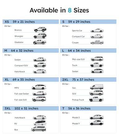 Wigoo 2025 Upgrade Car Windshield Sun Shade [100% Light Block, 4th-Gen Cooling Tech] Foldable Heat Insulation Interior Sun Visor with Storage Bag for Sedans/SUVs/Hatchbacks (M (64"x32") - Image 4