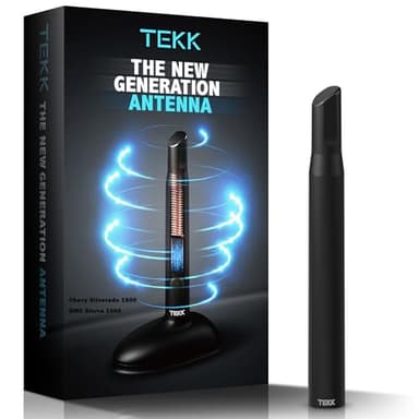 Tekk Short Antenna Compatible with 2006-2026 Chevy Silverado 1500 / GMC Sierra 1500 / Designed for Optimized FM/AM Reception / 4.8 Inches - Image 1