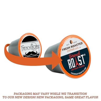 Fresh Roasted Coffee, French Roast, Dark, 96 Pods for K Cup Brewers - Image 2