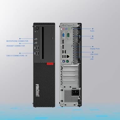 Lenovo ThinkCentre M710S SFF Desktop PC Computer, Intel Core 6th 3.7GHz, 16GB RAM, 256GB SSD, DisplayPort, WiFi Adapter, Keyboard and Mouse, Windows10 Pro (Renewed) - Image 5