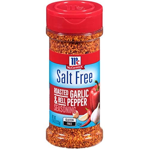 McCormick Salt Free Roasted Garlic & Bell Pepper Seasoning, 4.34 oz (Pack of 6) - Image 1