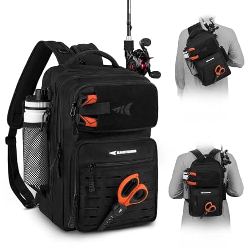 KastKing BlowBak Tactical Sling Tackle Bag-Lightweight Fishing Backpack Storge Fishing Gear and Equipment,Gift for Men - Image 1