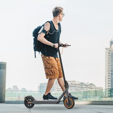 Electric Scooter for Adult, 19 MPH Top Speed, 21 Miles Long Range, w/h 350W Powerful Motor, 8.5" Solid Tire, Fast Charging, Folding Electric Scooter, Dual Braking, Smart APP, Max Load 264 LBS - Image 4