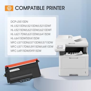 HL-L6210DW TN920 TN920XL Toner Cartridge Compatible for Brother TN920XL TN920 TN920XXL Toner for Brother Printer HL-L6210DWT HL-L5210DW HL-L5210DN HL-L5210DWT Printer Black High Yield 2 Pack - Image 2