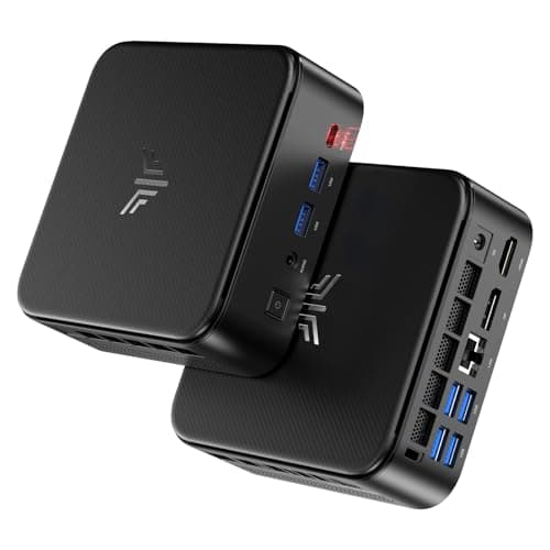 KAMRUI E3B Mini Gaming PC, 16GB RAM 512GB SSD Mini PC AMD Ryzen 5 7430U Micro Desktop Computers (Max 4.3GHz,6C/12T, Beat 5650U), Small Computer Support WiFi 6, BT5.2, Triple Display for Office Home - Image 1