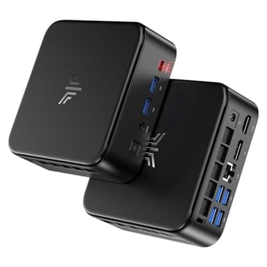 KAMRUI E3B Mini Gaming PC, 16GB RAM 512GB SSD Mini PC AMD Ryzen 5 7430U Micro Desktop Computers (Max 4.3GHz,6C/12T, Beat 5650U), Small Computer Support WiFi 6, BT5.2, Triple Display for Office Home - Image 1