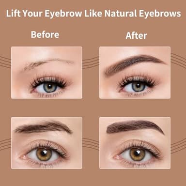 Microblading Eyebrow Pen, Eyebrow Pencil with Premium 4-Prong Micro-Fork Tip Applicator, Microblade Eyebrow Pen-Lift Your Brows Like Your Natural Brows, Stay on All Day, Smudge-Proof(Dark Brown) - Image 3