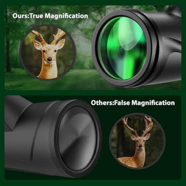 Monocular Telescope 80 x 100 High Powered Monoculars for Adults with Tripod, Monocular for Smartphone Suitable for Bird Watching Larger Vision Monoculars for Adults with BAK4 Prism & FMC Lens - Image 8