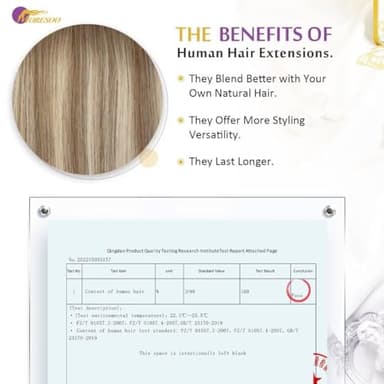 Moresoo Tape in Hair Extensions Human Hair,22 Inch 10 Pcs 25 Gram,#8/22/8 Balayage Light Brown and Platinum Blonde, Seamless Hair Extensions Fashion - Image 4