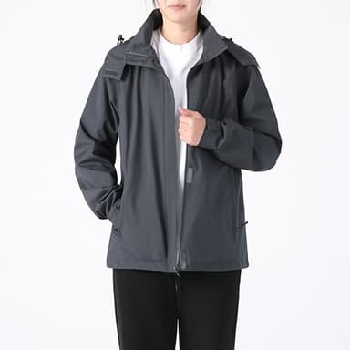 CorBuyit Women's Lightweight Rain Jacket with Hood, Waterproof Travel Jacket - Image 6