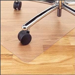 Azadx Chair Mat for Hardwood Floor 36" x 48" Office Chair Mat for Hardwood Floors 2mm PVC Slip Resistant Heavy Duty Floor Protector Computer&Desk Chair Mats for Rolling Chairs - Image 8