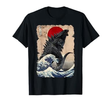 Retro Vintage Japanese Art Legendary Rare Kaiju T-Shirt