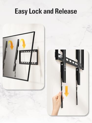 Mounting Dream TV Mount Fixed for Most 26-60 Inch LED, LCD and Plasma TVs, TV Wall Mount TVs Bracket up to VESA 400x400mm and 100 LBS Loading Capacity, Low Profile and Space Saving Flat Mount MD2361-K - Image 6