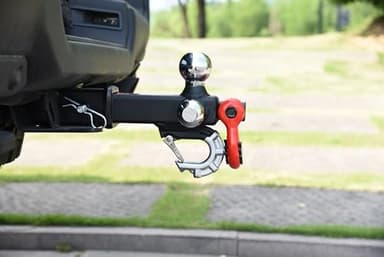 REYSUN Trailer Hitch Tri-Ball Hitch with Rotatoble Tow Shackle and Tow Hook, fits for 2-inch Receiver, Chrome Trailer Ball… - Image 5