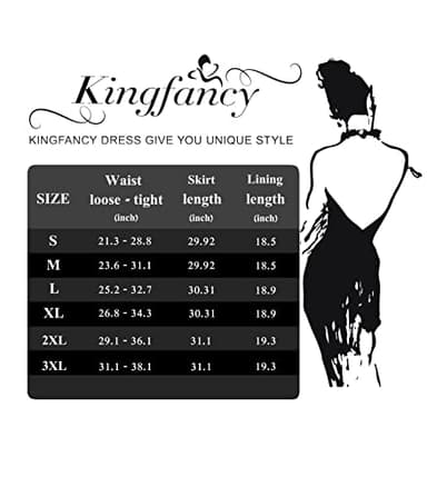 Kingfancy Women's Pleated Skirt Chiffon Elastic Waist A-Line Midi Length Skirt Black Dot M - Image 5