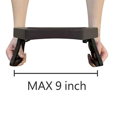 Pekokavo Sofa Armrest Clip Table – No-Slip Couch Tray for Drinks, Snacks, Remote – Adjustable Armchair Table for Living Room, Bedroom, Dorm – Fits Most Armrests (Cherry) - Image 4