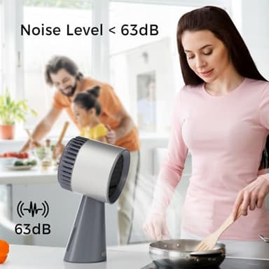 Empava Portable Range Hood for Cooking, 3-Speed Desktop Kitchen Exhaust Fan for Indoor BBQ, Hot Pot and RV, Detachable Filter and Oil Cup, 13pc Cotton Filter - Image 7