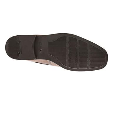 Clarks Men's Tilden Free Loafer, Dark Tan Leather, 9 Wide - Image 4