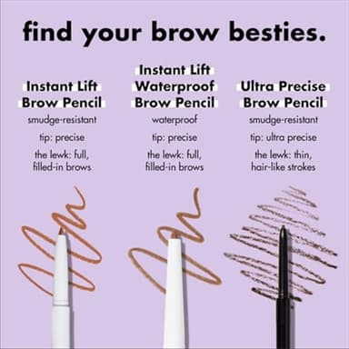 e.l.f. Instant Lift Brow Pencil, Dual-Sided, Precise, Fine Tip, Shapes, Defines, Fills Brows, Contours, Combs, Tames, Neutral Brown, 0.006 Oz - Image 6