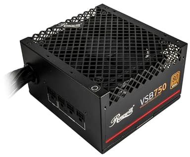 Rosewill VSB 750W 80+ Bronze, ATX 3.0 & 3.1 Compatible, Semi-Modular Power Supply, PCIe 5.1 12V-2x6 Connector, 105°C/221°F Japanese Capacitor, 120mm ICB Silent Fan - 5 Year Warranty - Image 1