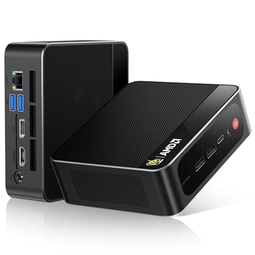 Beelink Mini PC, SER5 MAX Ryzen 7 6800H (8C/16T, Turbo 4.7GHz), 32GB LPDDR5 RAM 1TB PCIe4.0 SSD, Mini Desktop Computers Support 4K Triple Display/WiFi 6/BT5.4/DP+HDMI+USB-C/RJ45 2.5G LAN - Image 1