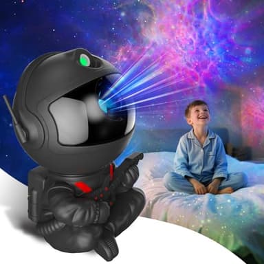 SHJQJJLBCQ Galaxy Projector, Astronaut Star Projector, Kids Night Light for Bedroom, Adult Playroom,Ceiling, Room Decoration - Image 4