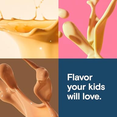 KATE FARMS Organic Kids Nutrition Strawberry Shake, 8g Protein, 27 Vitamins and Minerals, Meal Replacement, Gluten Free, Non-GMO, 8.45 oz (12 Pack) - Image 2