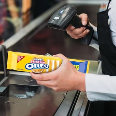 OREO Double Stuf Golden Sandwich Cookies, King Size, 12 Snack Packs (8 Cookies Per Pack) - Image 6