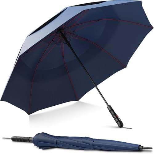 Repel Umbrella Windproof Travel Umbrellas for Rain - Easy Auto Open Close, Durable & Compact Umbrella, Strong Fiberglass Frame, Waterproof Canopy - Backpack, Purse, Portable Umbrella for Travel - Image 1