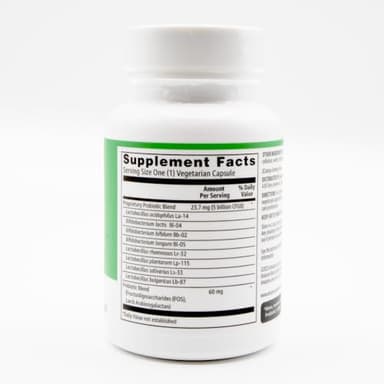 Amazon Basics - Probiotic, 5 Billion CFU, 8 Probiotic strains with 60 mg Prebiotic Blend, 60 Count Vegetarian Capsules, 2 Month Supply, Supports Healthy Digestion (Previously Solimo) - Image 2