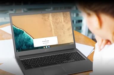 acer Chromebook 715 (CB715-1W) 15.6" FHD Touchscreen Laptop Computer, Intel Core i3-8130 2.2GHz, 4GB RAM 128GB SSD, WiFi, Bluetooth, Webcam, Chrome OS (Renewed) - Image 7