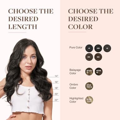 GOO GOO Clip in Hair Extensions Real Human Hair, Remy Human Hair Extensions Clip ins for Women, Natural Human Hair, 20inch 110g 7Pcs, 2 Dark Brown - Image 8