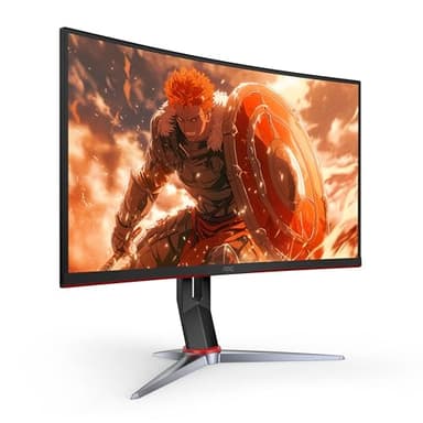 AOC C27G2Z 27" Curved Frameless Ultra-Fast Gaming Monitor, FHD 1080p, 0.5ms 240Hz, FreeSync, 2x HDMI 2.0, 1x Display Port, Height Adjustable, Xbox PS5 Switch Ready, 3-Year Zero-Bright-Dot - Image 2