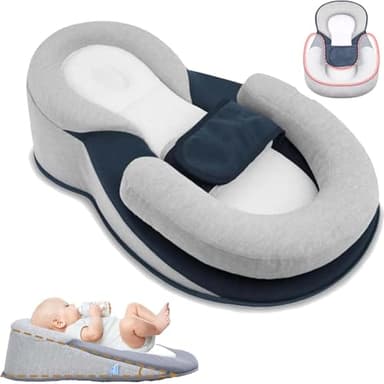 Rest Nest - Baby Bed Acid Reflux with Strap, Keesley Rest Nest Baby Bed, for Comfortable Play & Feeding Support (Regular) - Image 1